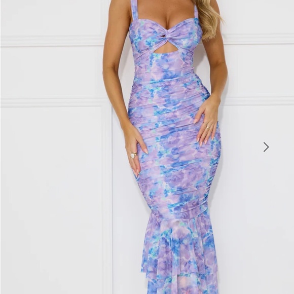 Hello Molly Dresses & Skirts - Missy Mesh Maxi Dress Lilac